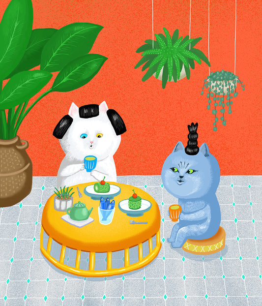 TAKE A SIP OF TEA SLOWLY